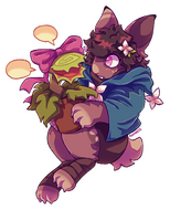 shaded fullbody with prop